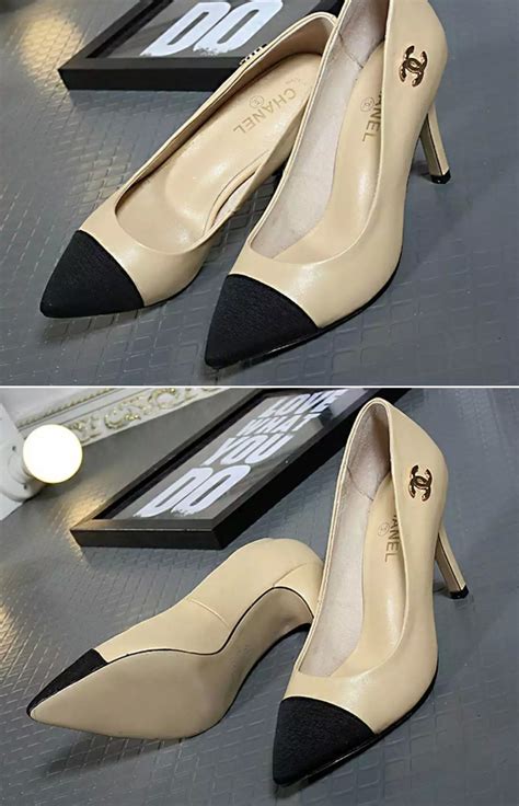 fake chanel heels|knockoff Chanel shoes.